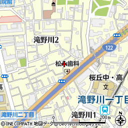 東京都北区滝野川2丁目11-4周辺の地図