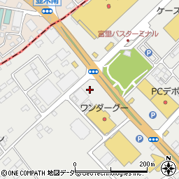 千葉県富里市七栄1005-1周辺の地図