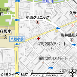 ビッグ・エー　東村山栄町店周辺の地図