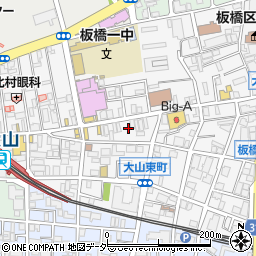 東京都板橋区大山東町24周辺の地図