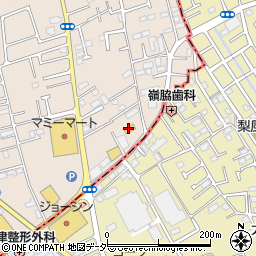 セブンイレブン松戸高塚店周辺の地図