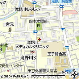 東京都北区滝野川3丁目59周辺の地図