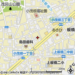 東京都板橋区小茂根周辺の地図