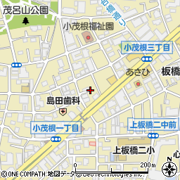 東京都板橋区小茂根周辺の地図