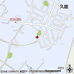 千葉県富里市久能238-24周辺の地図