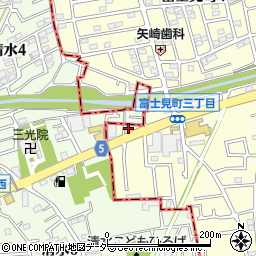 ゴールドステーション東村山店周辺の地図