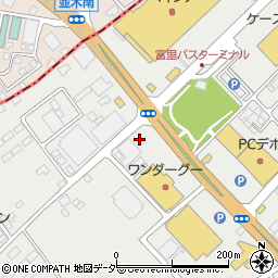 キャスティング　成田・富里店周辺の地図