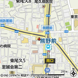 紳士服のコナカ東尾久店周辺の地図