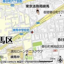 おそうじ本舗　豊島園店周辺の地図