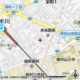 久米川パインマンション周辺の地図