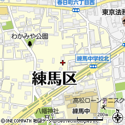 東京都練馬区高松1丁目周辺の地図