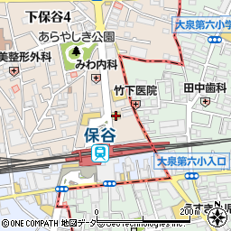ファミリーマート保谷駅北口店周辺の地図