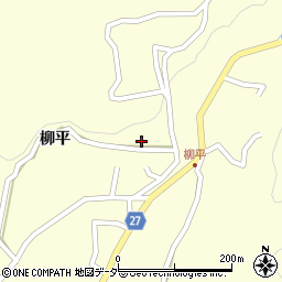 山梨県韮崎市穂坂町柳平1237周辺の地図