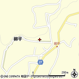 山梨県韮崎市穂坂町柳平1235周辺の地図