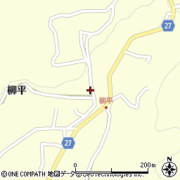 山梨県韮崎市穂坂町柳平1287周辺の地図