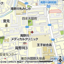 東京都北区滝野川3丁目59-1周辺の地図