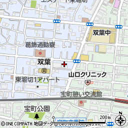 東京都葛飾区東堀切1丁目21周辺の地図