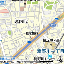 東京都北区滝野川2丁目11周辺の地図