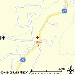 山梨県韮崎市穂坂町柳平478周辺の地図