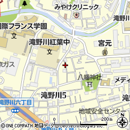 東京都北区滝野川5丁目52周辺の地図