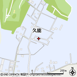 千葉県富里市久能752-3周辺の地図