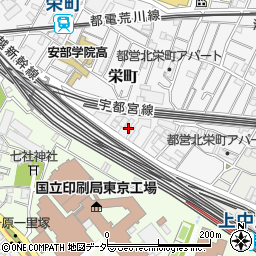 奥村印刷株式会社　本社周辺の地図