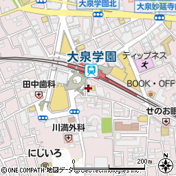 松屋大泉学園南口店周辺の地図