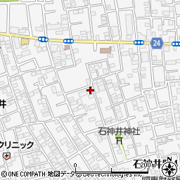 豊田荘周辺の地図