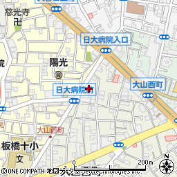 東京都板橋区大山西町58周辺の地図