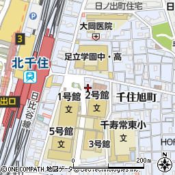 スターツピタットハウス株式会社　ピタットハウス北千住東口店周辺の地図