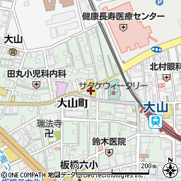 東京都板橋区大山町31周辺の地図