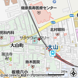 東京都板橋区大山町32周辺の地図