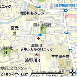 東京都北区滝野川3丁目50-11周辺の地図