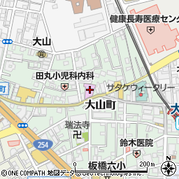 マルハン大山店周辺の地図