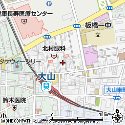 東京都板橋区大山東町56周辺の地図