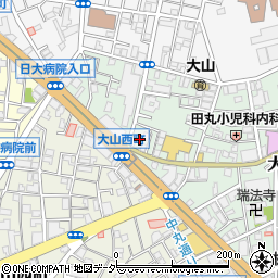 東京都板橋区大山町50周辺の地図