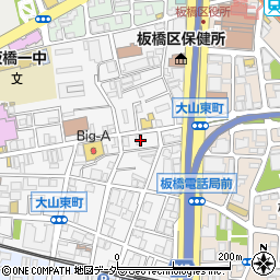 東京都板橋区大山東町28周辺の地図