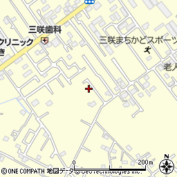 千葉県船橋市三咲周辺の地図