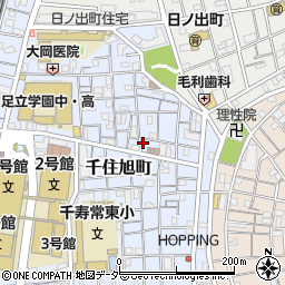 味問屋明日香北千住本店周辺の地図