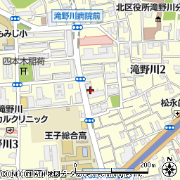 東京都北区滝野川2丁目31-2周辺の地図