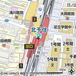 北千住駅 東京都足立区 駅 路線図から地図を検索 マピオン