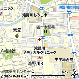 東京都北区滝野川3丁目50-8周辺の地図