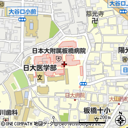 ダイガク食品株式会社　日大病院食堂部周辺の地図