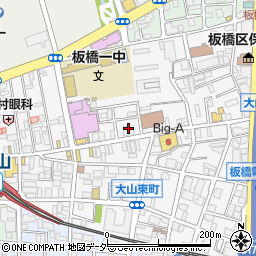 東京都板橋区大山東町45周辺の地図