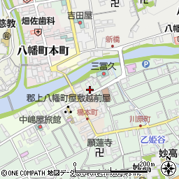 中日新聞白雲堂周辺の地図