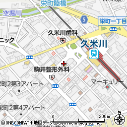 久米川ファミリー薬局周辺の地図