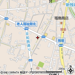東京都武蔵村山市残堀2丁目31周辺の地図