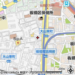 富珍餃子　大山店周辺の地図