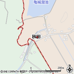 千葉県旭市秋田76周辺の地図