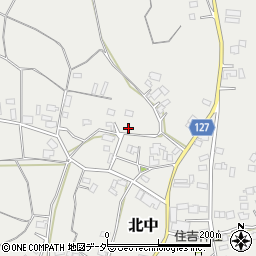 千葉県香取郡多古町北中周辺の地図